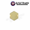 Piaggio Horn Cover/Wheel Centre Hexagonal Badge - 1B003766