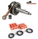 Lambretta GP/DL Italian Road Race MEC 58mm Crankshaft, Crank Bearings & Oil Seals