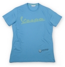 Vespa Logo Mens Pastel Blue T-Shirt  - 606229